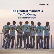 Now it’s time to sing together for the Goal of the Century! Sing along to “Yet To Come (Hyundai Ver.)” by BTS and be a part of Team Century to achieve the #GoaloftheCentury!

What’s coming next? A full version of the music video!

▶ Find more about Goal of the Century:
https://www.hyundai.com/worldwide/en/...

▶ Follow us on Instagram:
https://www.instagram.com/hyundai/

#FIFAWorldCup #GoaloftheCentury #Hyundai #HyundaiFootball #HyundaixBTS #BTS