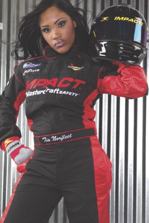 Tia Norfleet is NASCAR's first licensed African-American female driver ...