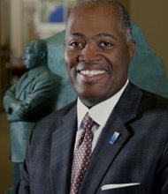 Harry E. Johnson, Sr. the man behind the monument.