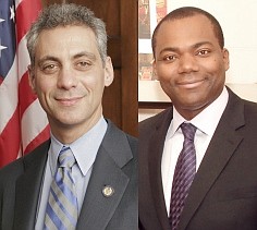 Mayor Rahm Emanuel and Chicago Public Schools (CPS) CEO Jean-Claude Brizard.