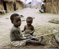 Angola child refugees (Courtesy of Global Information Network)