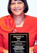 In 2011, Emma Lakes received the Housekeeping Professional of the Year Award by the Illinois Health Care Association.  Photo: Lauren Evans