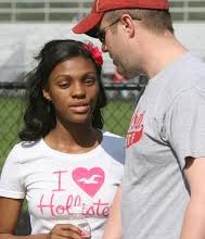 Thornton  Fractional South's Jhaliyah Anderson is a budding track athlete and choir singer who is not letting her loss of sight hold her back.  Photo courtesy of John J. Watkins of the Times, NWI