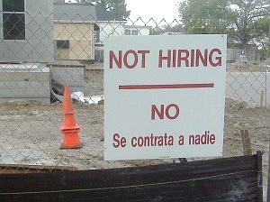 The unemployment rate has been stuck near 9 percent for more than two years.  Photo Bart Everson