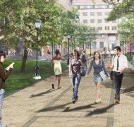 58th Street West – Proposed View Looking East