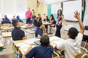 A UChicago-led study showed that students gained as much as a 10 percentile increase in their scores if their teacher received a bonus at the beginning of the school year. Photo by Jason Smith